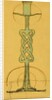 Design for an iron candlestick by Nelson Ethelred Dawson