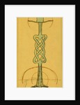 Design for an iron candlestick by Nelson Ethelred Dawson