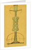 Design for an iron candlestick by Nelson Ethelred Dawson