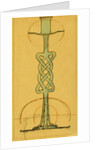 Design for an iron candlestick by Nelson Ethelred Dawson