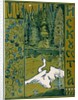 Book cover of Mir Isskustva, linoleum cut of swan by Anonymous