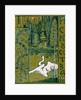 Book cover of Mir Isskustva, linoleum cut of swan by Anonymous