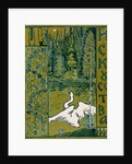 Book cover of Mir Isskustva, linoleum cut of swan by Anonymous