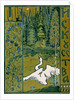Book cover of Mir Isskustva, linoleum cut of swan by Anonymous