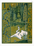 Book cover of Mir Isskustva, linoleum cut of swan by Anonymous