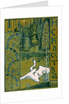Book cover of Mir Isskustva, linoleum cut of swan by Anonymous