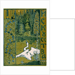 Book cover of Mir Isskustva, linoleum cut of swan by Anonymous