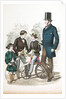 Suits for three boys and a man from the Gazette of Fashion by Unknown