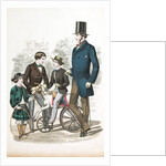 Suits for three boys and a man from the Gazette of Fashion by Unknown
