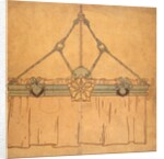 Design for an electric light for a dining room by Nelson Ethelred Dawson