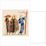 Fashion plate depicting oriental-inspired garments by Anonymous