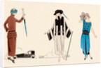 Fashion plate depicting day outfits by Anonymous