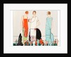 Fashion plate depicting evening dresses by Anonymous