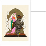 Fashion plate depicting A La Reine D' Angleterre and A.Wilmarts designs by Anonymous