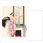 Fashion plate depicting a design by Drecoll by Anonymous