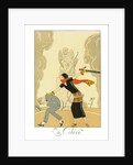 La Colre by Georges Barbier