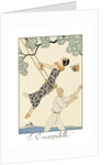 L' Escarpolette by Georges Barbier