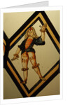 The Betley Window stained glass panel, detail of a dancer by Stuart Cox