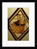 The Betley Window stained glass panel, detail of a man on a hobby horse by Stuart Cox