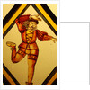 The Betley Window stained glass panel, detail of a dancer by Stuart Cox