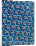 Woven silk dress fabric with fruits and flowers by Anonymous