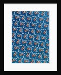 Woven silk dress fabric with fruits and flowers by Anonymous