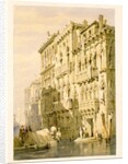 The Palzzo Contarini Fasan On The Grand Canal by Samuel Prout