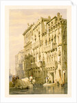 The Palzzo Contarini Fasan On The Grand Canal by Samuel Prout