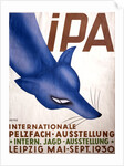 Poster advertising the International Fur Exhibition by Otto Arpke