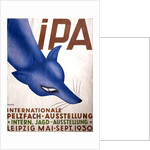 Poster advertising the International Fur Exhibition by Otto Arpke