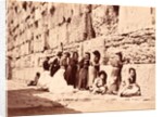 Wailing Place of The Jews Outside The Temple Walls at Jerusalem by Unknown