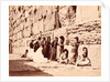 Wailing Place of The Jews Outside The Temple Walls at Jerusalem by Unknown