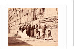 Wailing Place of The Jews Outside The Temple Walls at Jerusalem by Unknown