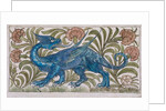 Dragon design by William De Morgan