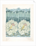 Birds in Bushes and Landscape textile design by Charles Francis Annesley Voysey