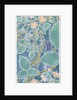 Blue bird and scrolling foliage and flowers by C.F.A. Voysey