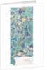 Blue bird and scrolling foliage and flowers by C.F.A. Voysey