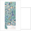 Blue bird and scrolling foliage and flowers by C.F.A. Voysey
