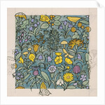 Design depicting a forest by Charles Francis Annesley Voysey