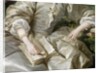 Madame de Pompadour, Mistress of Louis XV, detail by François Boucher
