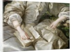 Madame de Pompadour, Mistress of Louis XV, detail by François Boucher