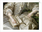 Madame de Pompadour, Mistress of Louis XV, detail by François Boucher