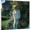Sir Cecil Beaton in the garden of his home by Anthony Crickmay
