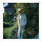 Sir Cecil Beaton in the garden of his home by Anthony Crickmay