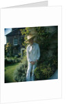 Sir Cecil Beaton in the garden of his home by Anthony Crickmay
