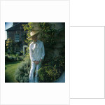 Sir Cecil Beaton in the garden of his home by Anthony Crickmay