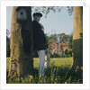 Sir Cecil Beaton in the garden of his home by Anthony Crickmay