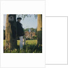 Sir Cecil Beaton in the garden of his home by Anthony Crickmay
