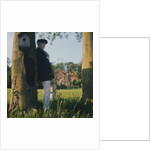 Sir Cecil Beaton in the garden of his home by Anthony Crickmay
