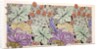 Wallpaper design with bird, flowers and strawberries by Charles Francis Annesley Voysey